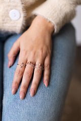 Diamond Stackable Band Ring - 10k White Gold - 0.20ctw