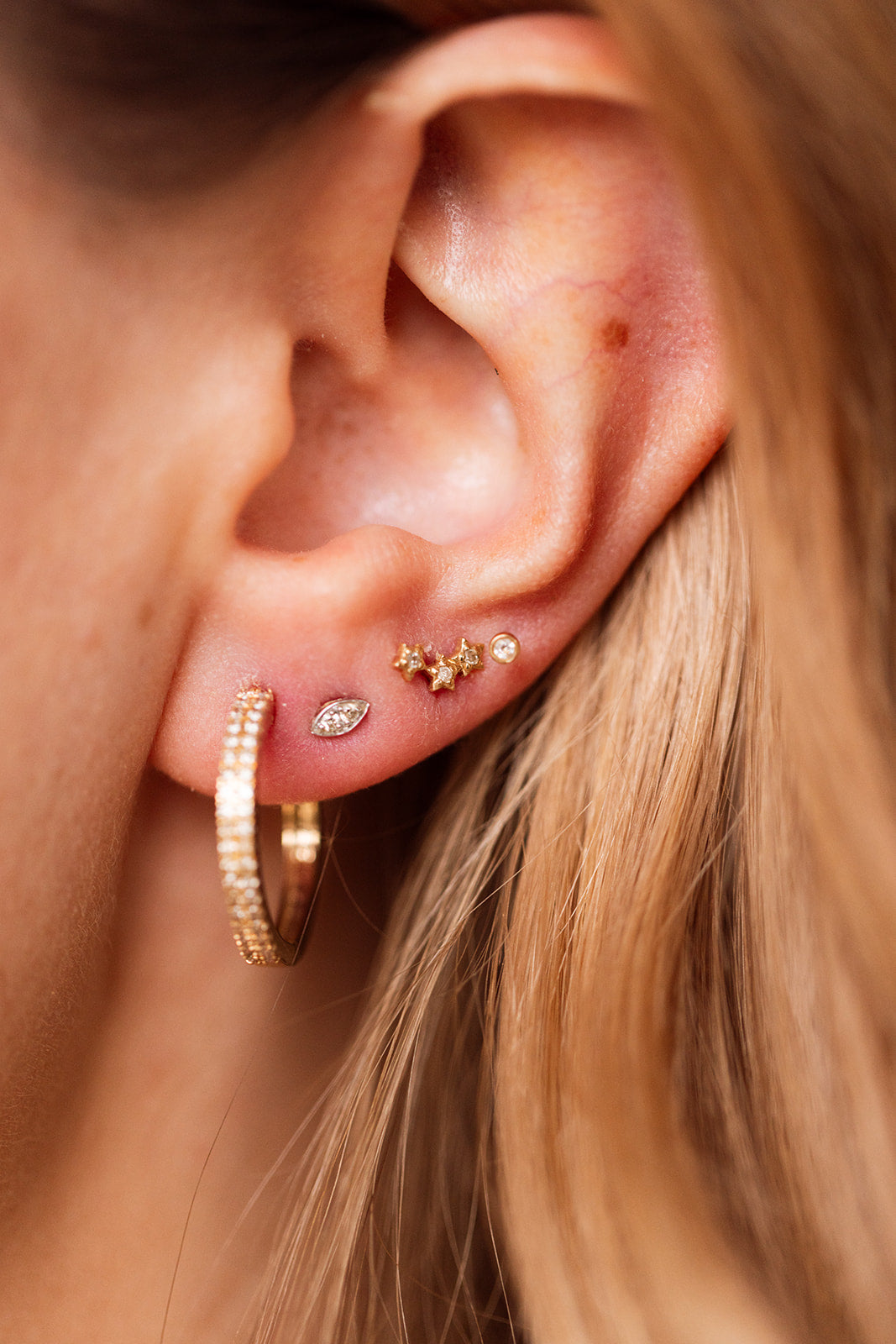 Dainty Marquise Studs