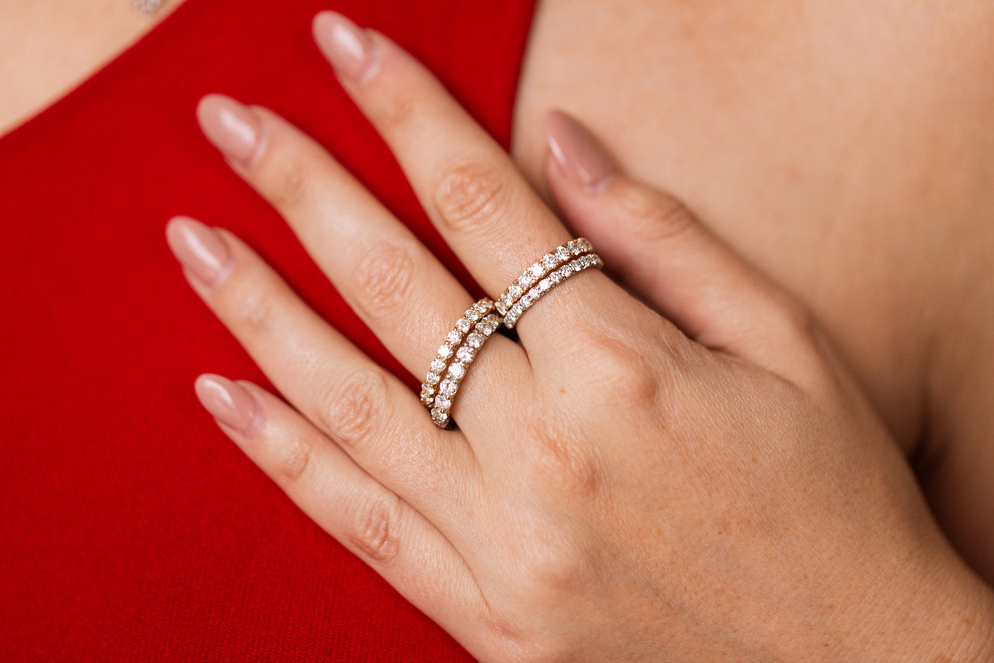 Diamond Half Eternity Band