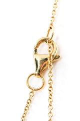 Baguette Diamond Drop Necklace - 14k Yellow Gold - 0.22ctw