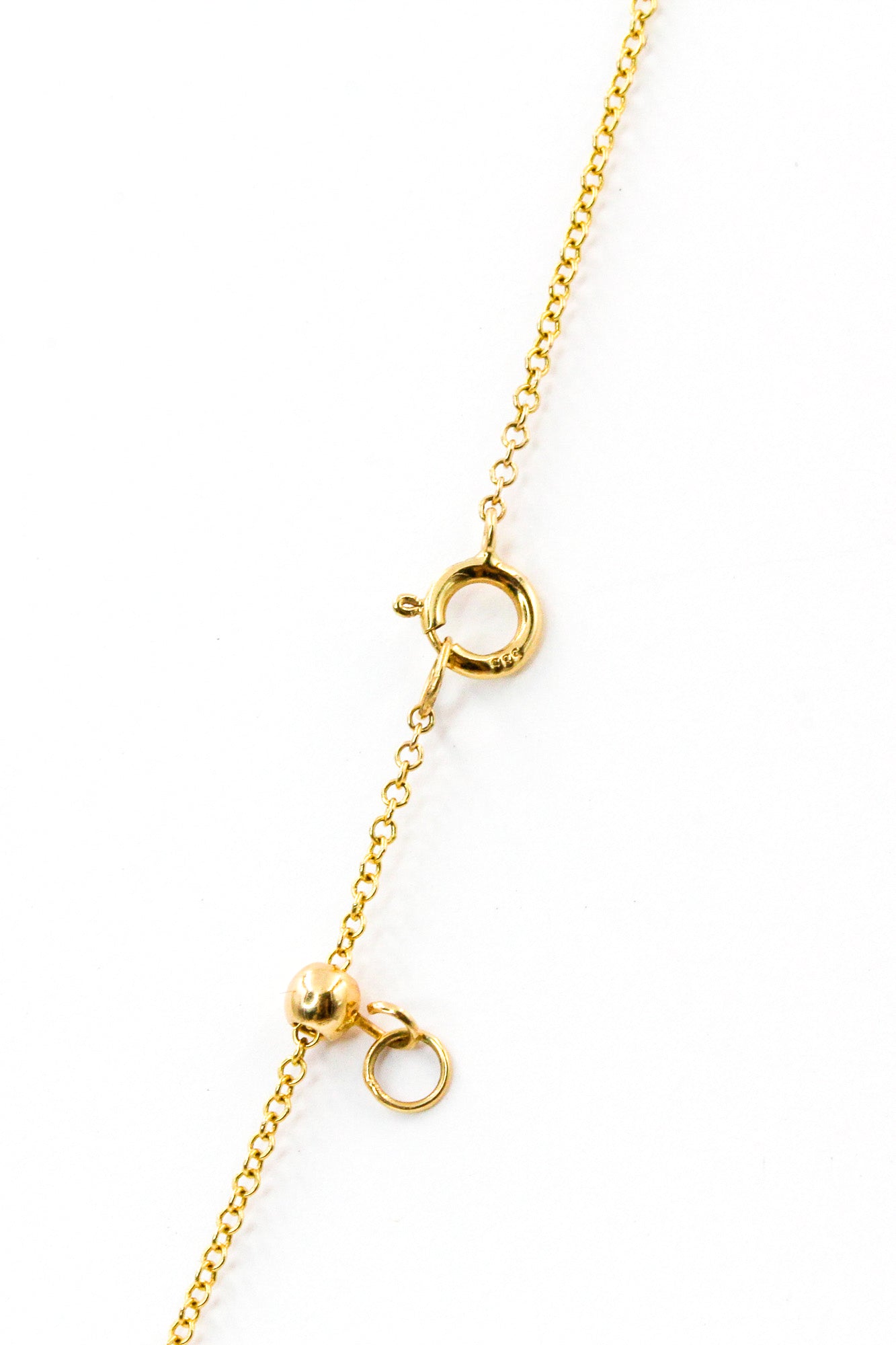 Bezel Set Diamond Cluster Drop Necklace - 14k Yellow Gold - 0.24ctw