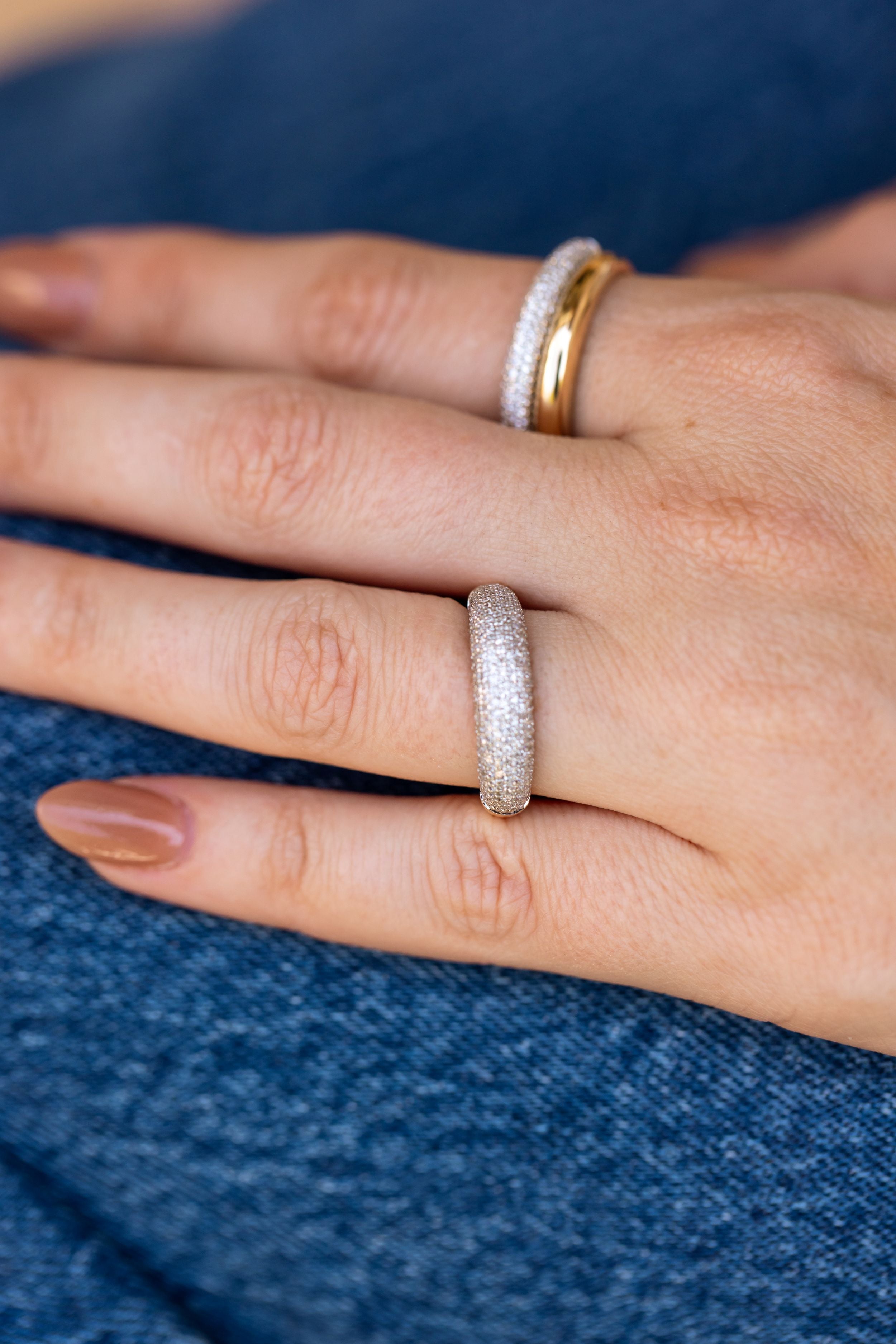 Diamond Pavé Fashion Ring - 14k White Gold - 0.49ctw