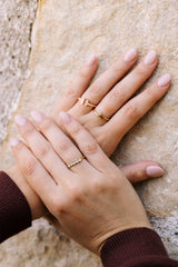 Five Stone Oval Diamond Band - 14k Yellow Gold - 0.70ctw