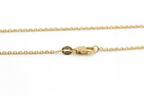Cable Chain Necklace - 14k Yellow Gold - 1.2 mm