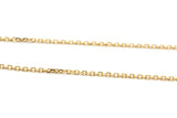 Cable Chain Necklace - 14k Yellow Gold - 1.2 mm