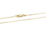Cable Chain 14k Gold Necklace - 18 inch