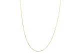Cable Chain 14k Gold Necklace - 18 inch