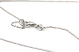 Cable Chain Necklace - 14k White Gold - 18 inch