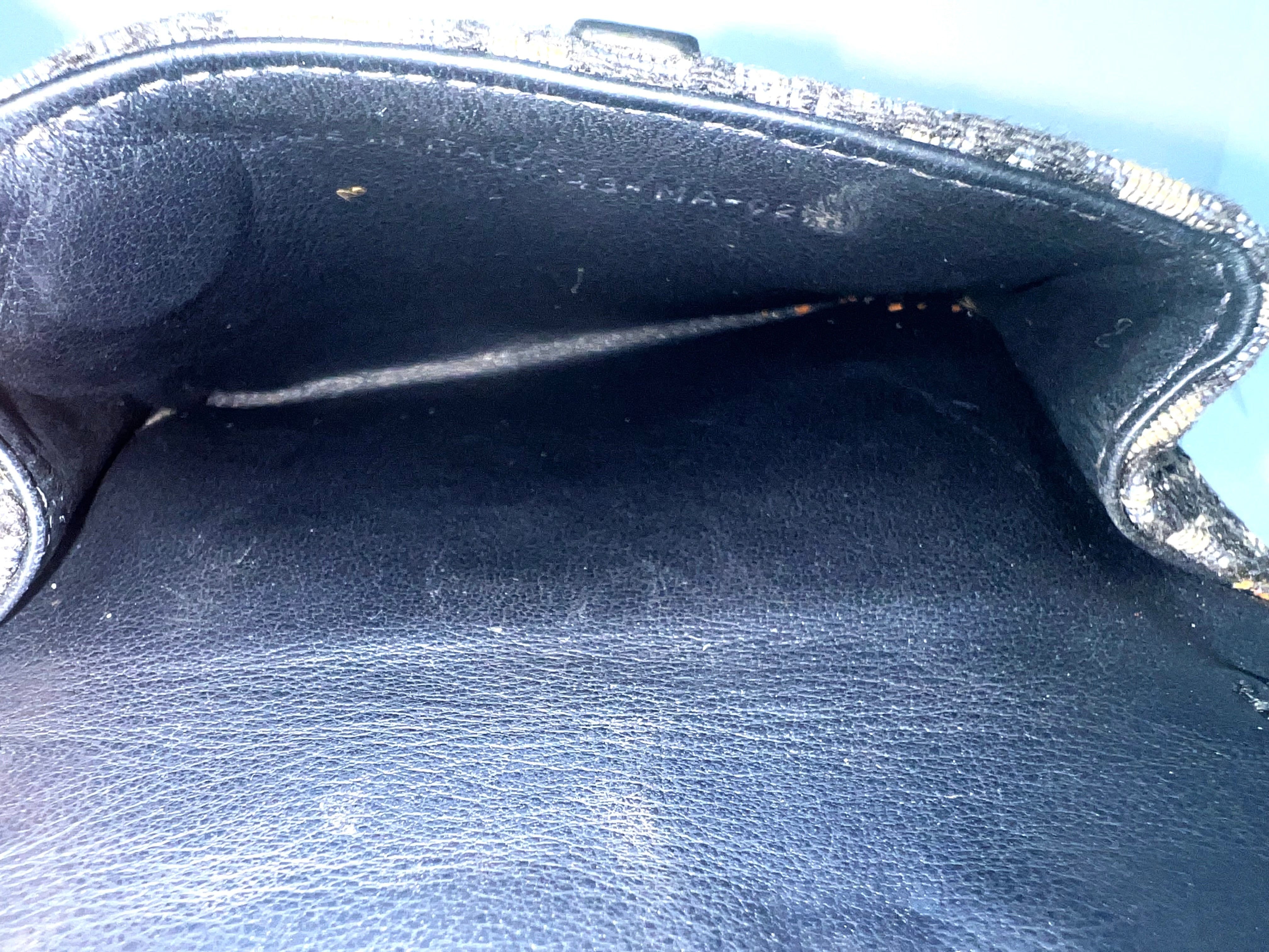 Christian Dior Oblique Nano Saddle Chain Pouch - Blue