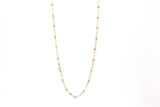 Dainty Bead Fashion Chain - 14k Yellow Gold