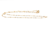 Dainty Bead Fashion Chain - 14k Yellow Gold