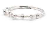 Dainty Bezel Diamond Fashion Ring - 14k White Gold - 0.30ctw
