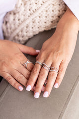 Dainty Bezel Diamond Fashion Ring - 14k White Gold - 0.30ctw