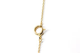 Dainty Bezel Set Diamond Drop Necklace - 14k Yellow Gold - 0.12ctw