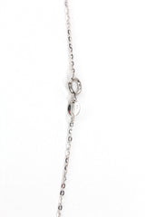Dainty Diamond Butterfly Necklace - 14k White Gold - 0.06ctw