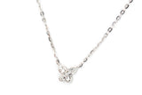 Dainty Diamond Butterfly Necklace - 14k White Gold - 0.06ctw