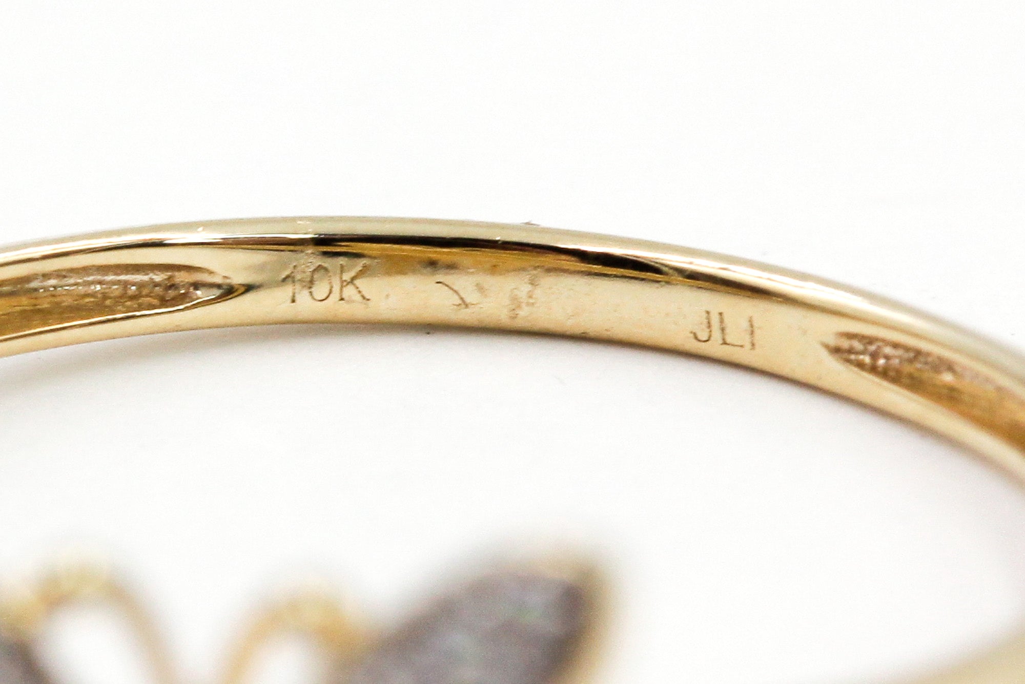 Dainty Diamond Butterfly Ring - 10k Yellow Gold - 0.10ctw