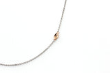 Dainty Diamond Chain - 14k White Gold and Yellow Gold - 0.02ctw
