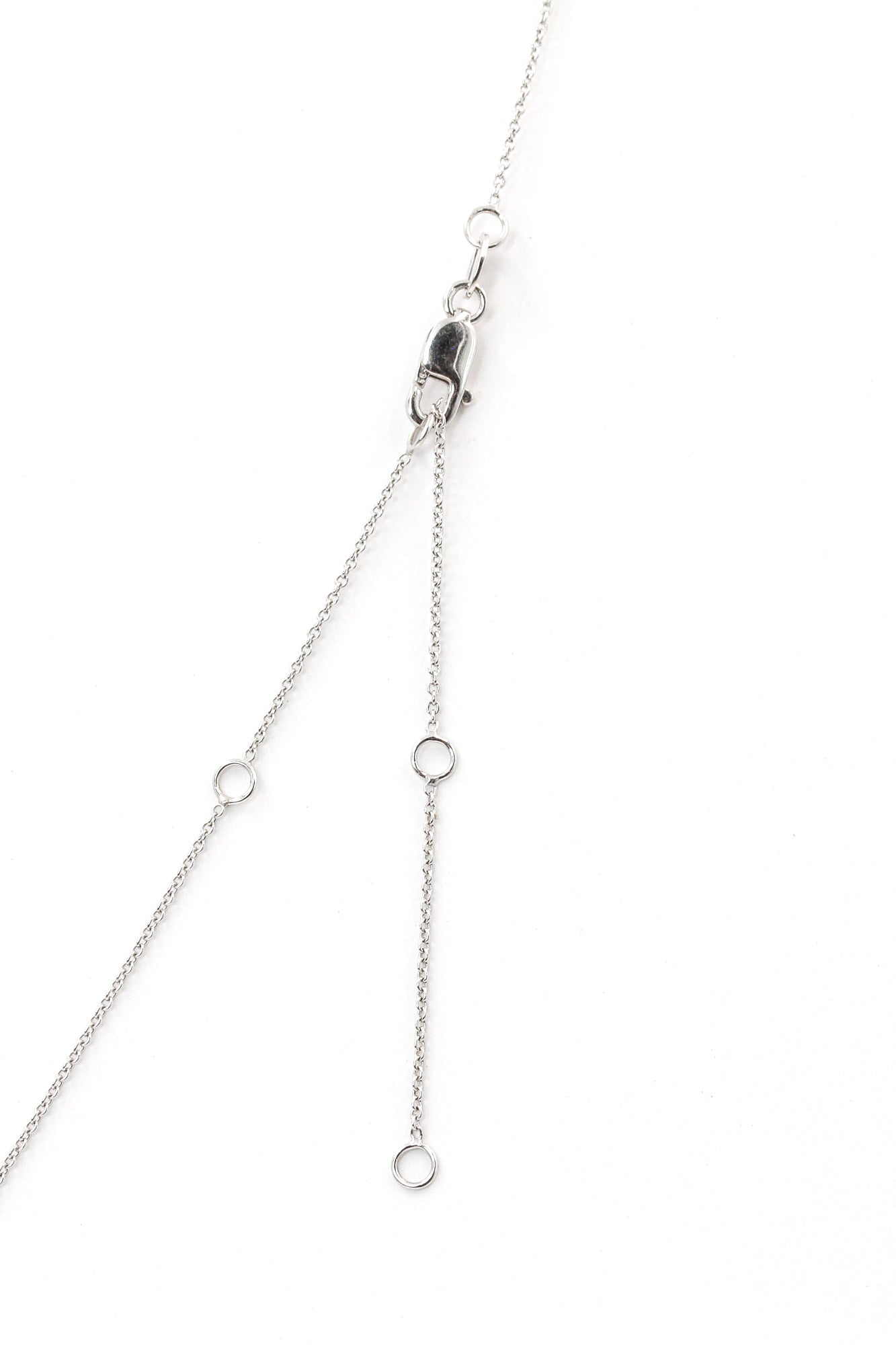 Dainty Diamond Cross Pendant Necklace - 14k White Gold - 0.20ctw