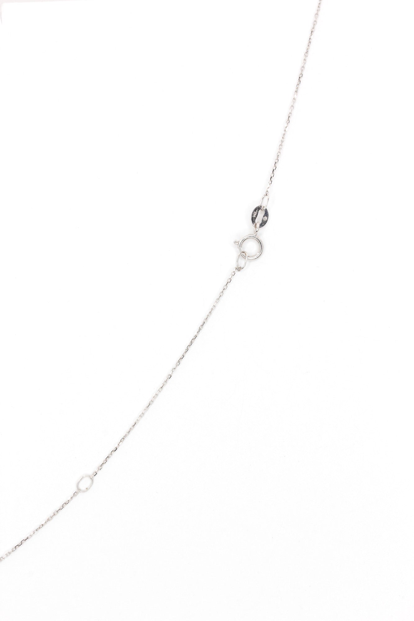 Dainty Diamond Drop Necklace - 14k White Gold - 0.07ctw