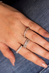 Diamond Baguette Band Ring - Platinum - 0.51ctw