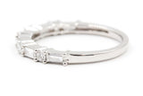 Diamond Baguette Band Ring - Platinum - 0.51ctw