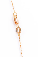 Diamond Baguette Bar Necklace - 14k Rose Gold - 0.50ctw