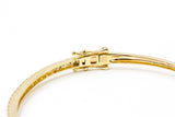 Diamond Bangle Bracelet - 10k Yellow Gold - 1.00ctw