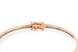 Diamond Bangle Bracelet - 14k Rose Gold - 1.00ctw