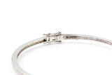 Diamond Bangle Bracelet - 14k White Gold - 1.00ctw