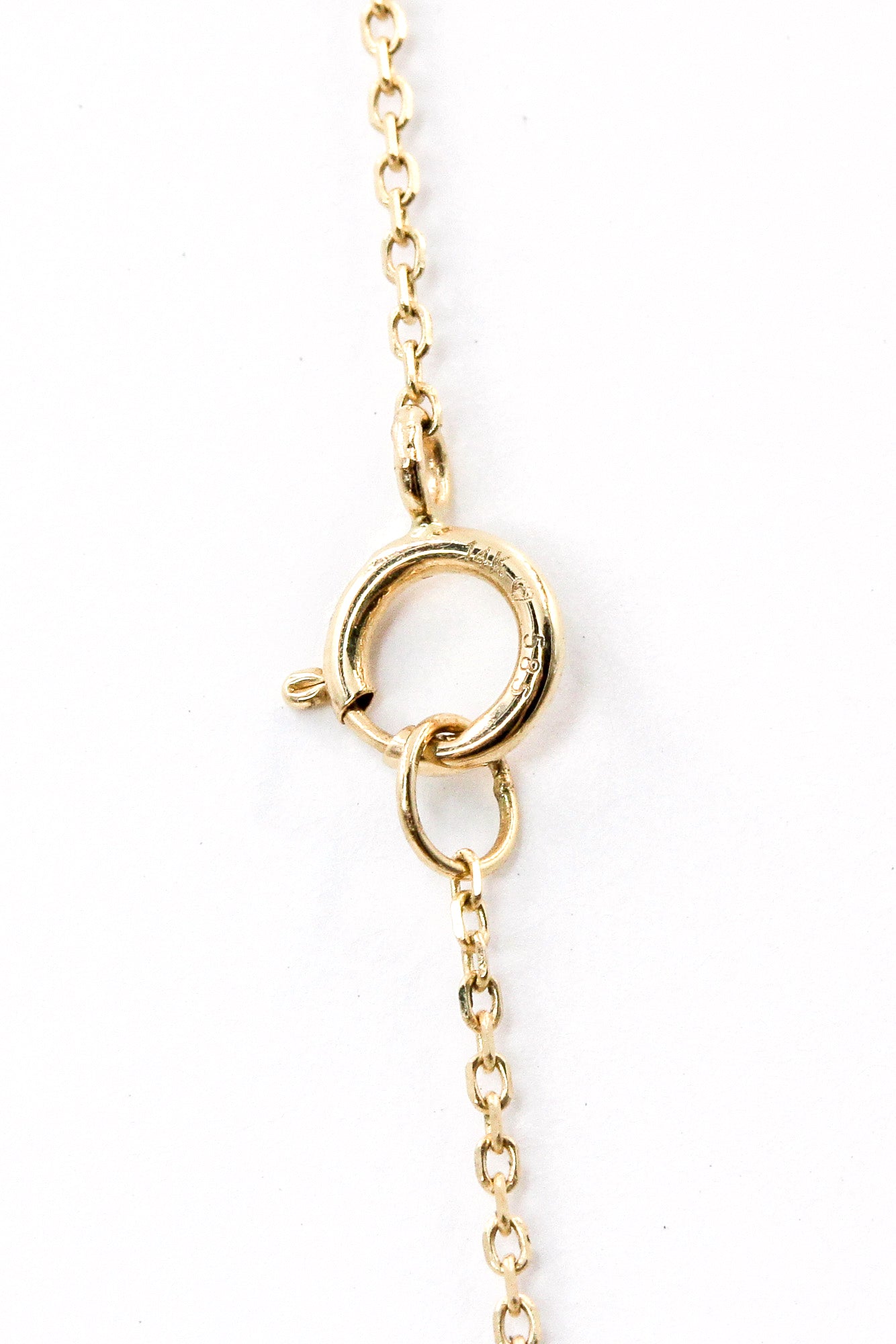 Diamond Bar Necklace - 14k Yellow Gold - 0.25ctw