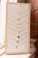Diamond Bar Necklace - 14k Yellow Gold - 0.25ctw