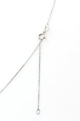 Diamond Bezel Set Station Necklace - 14k Yellow Gold - 0.10ctw