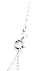 Diamond Bezel Set Station Necklace - 14k Yellow Gold - 0.10ctw