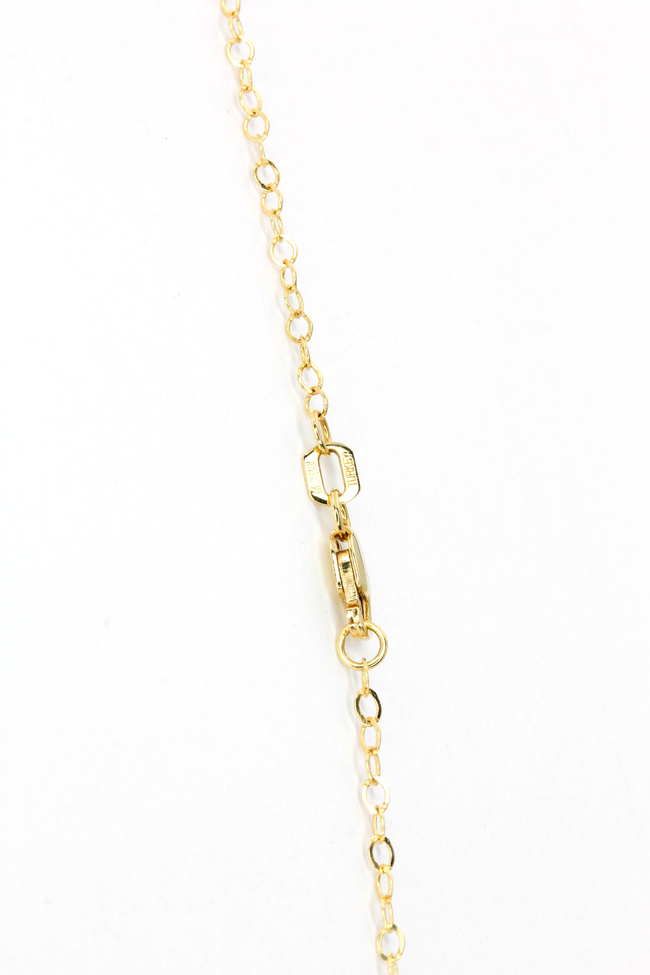 Diamond Bezel Station Necklace - 14k Yellow Gold - 0.12ctw