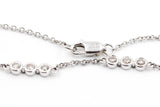 Diamond Bezel Station Bracelet - 14k White Gold - 0.64ctw