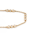 Diamond Bezel Station Bracelet - 14k Yellow Gold - 0.65ctw