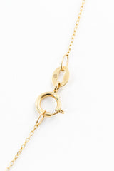 Diamond Bezel Station Necklace - 14k Yellow Gold - 0.10ctw