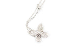 Diamond Butterfly Bracelet - 14k White Gold - 0.46ctw