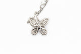 Diamond Butterfly Bracelet - 14k White Gold - 0.46ctw
