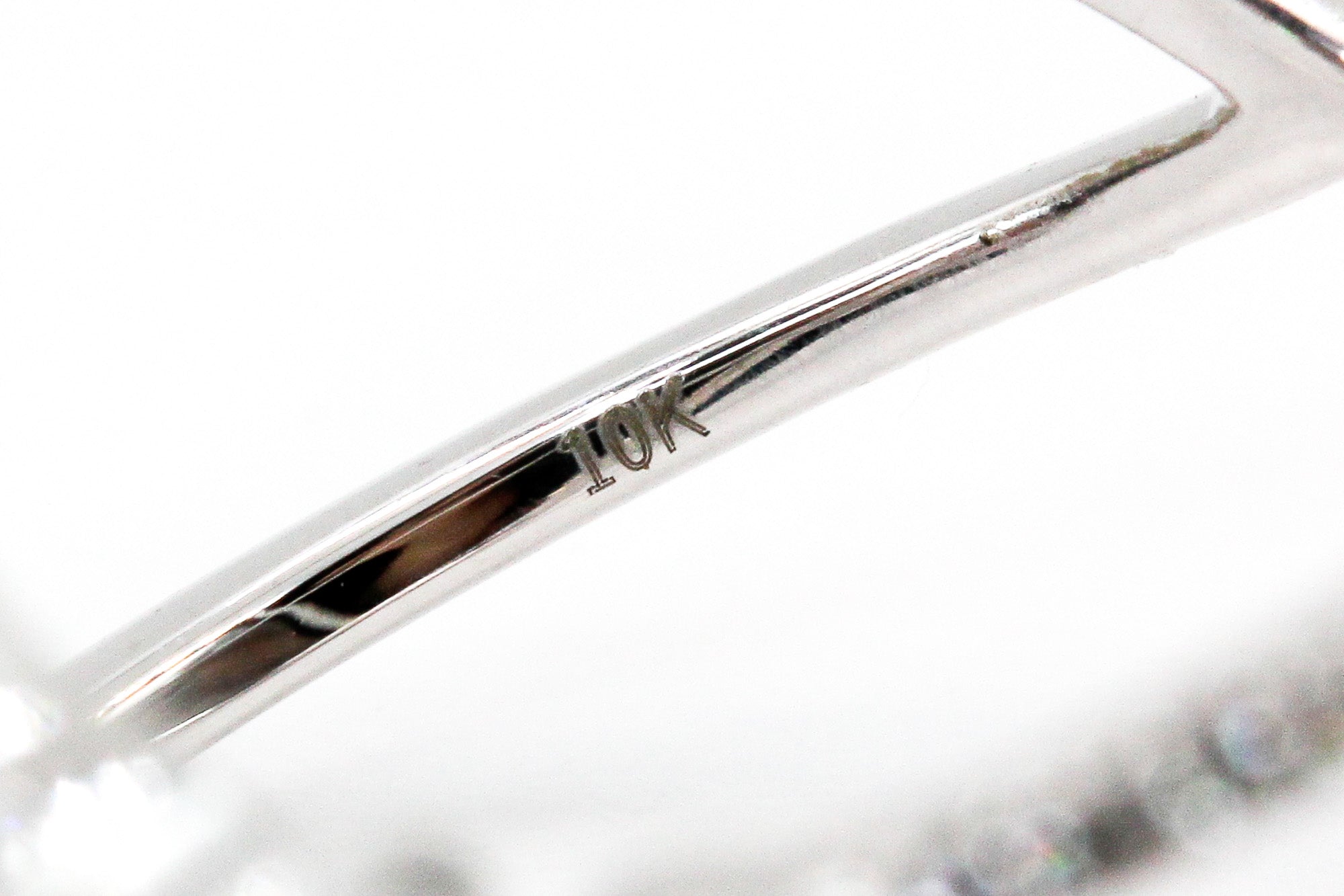 Diamond Bypass Ring - 10k White Gold - 0.33ctw