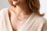 Diamond Chain Link Necklace - 14k Rose Gold - 0.33ctw