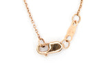 Diamond Chain Link Necklace - 14k Rose Gold - 0.33ctw