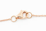 Diamond Chain Link Bracelet - 14k Rose Gold - 0.25ctw