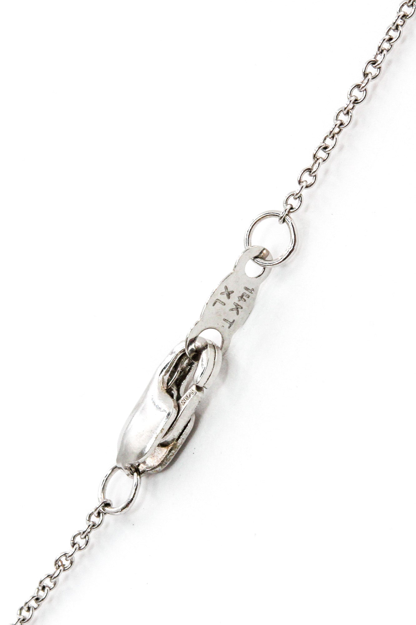 Diamond Chain Link Necklace - 14k White Gold - 0.33ctw