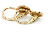 Diamond Circle Drop Earrings - 10k Yellow Gold - 0.12ctw