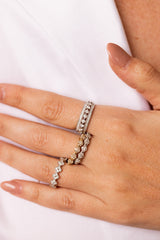 Diamond Clover Ring - 14k White Gold - 0.33ctw