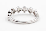 Diamond Clover Ring - 14k White Gold - 0.33ctw