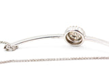 Diamond Cluster Bolo Bracelet - 14k White Gold - 0.42ctw