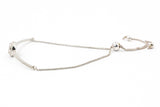 Diamond Cluster Bolo Bracelet - 14k White Gold - 0.42ctw